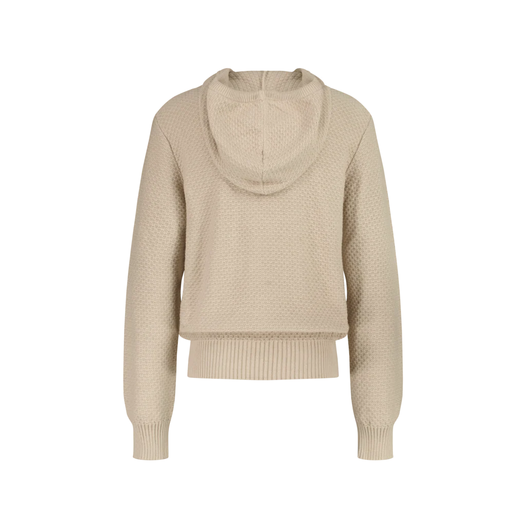 Hoodie Maille Camel – Image 4