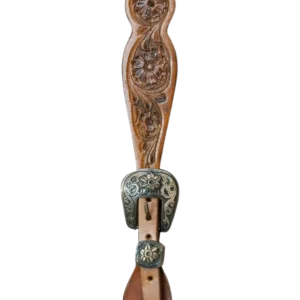 Courroies d'éperon Western Floral Antique - Adulte